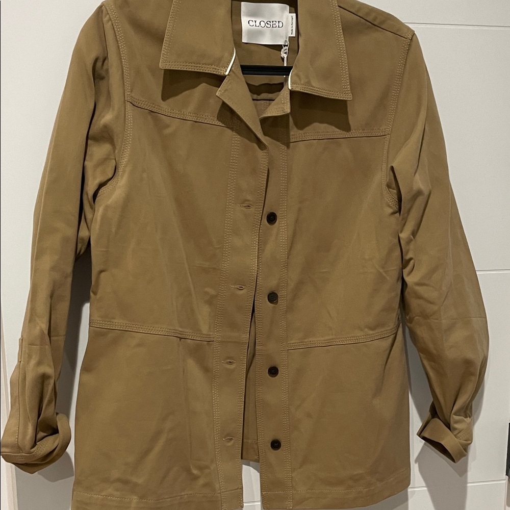 CLOSED Khaki-Tan Trench Jacket